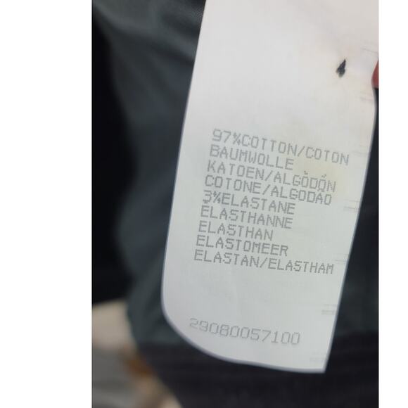 NWT Nienhaus & Lotz Women 14 Blk Fully lined Corduroy Jacket Faux Leather Trim - Picture 9 of 10